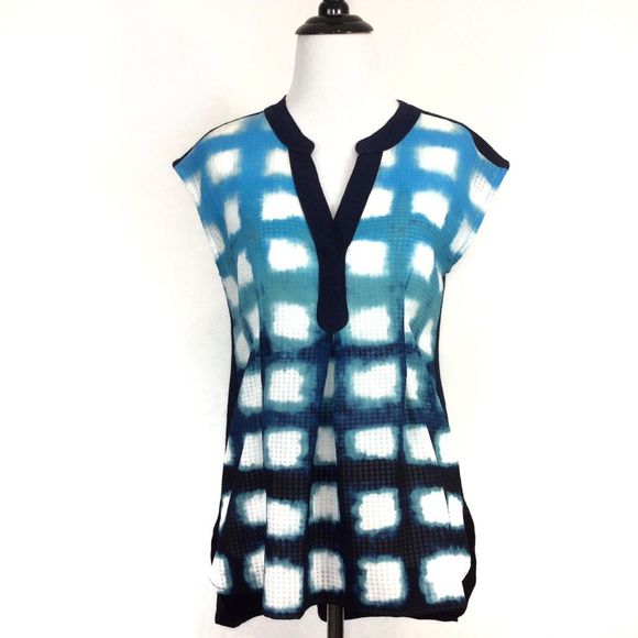Anthropologie Tops - Postmark Anthropologie Watercolor HiLo Top
